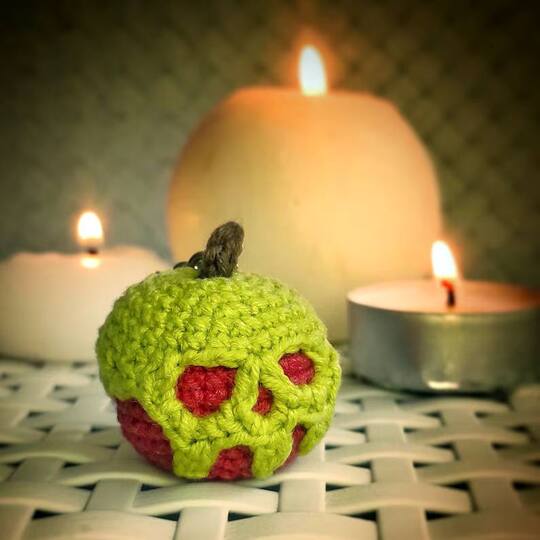 Vergifteter Apfel Mini (Schlüsselanhänger)