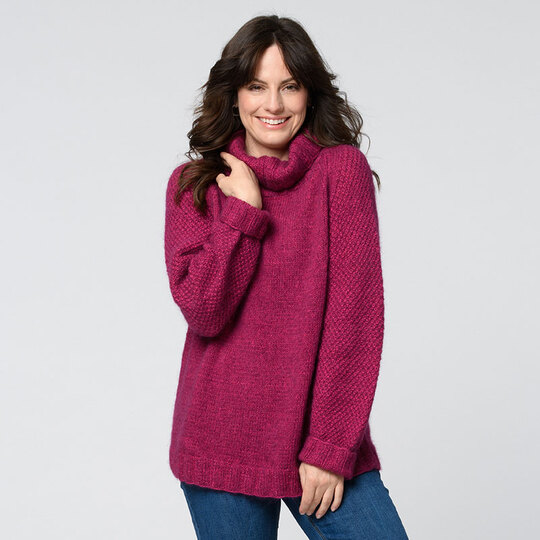 Strickanleitung Damenpullover "Nature Cotton" 765021