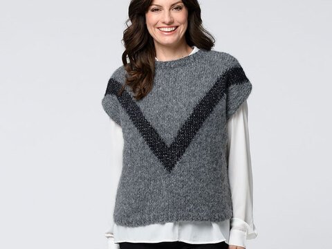 Strickanleitung Damenpullunder "Paris" 765022