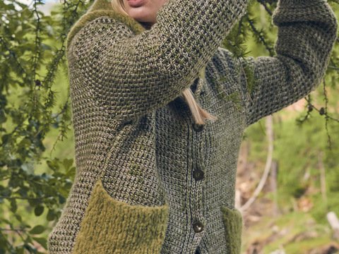 Webmuster - Jacke mit Kapuze