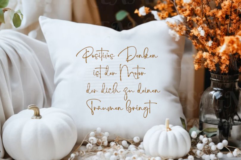 Positives Denken Plotterdatei SVG DXF