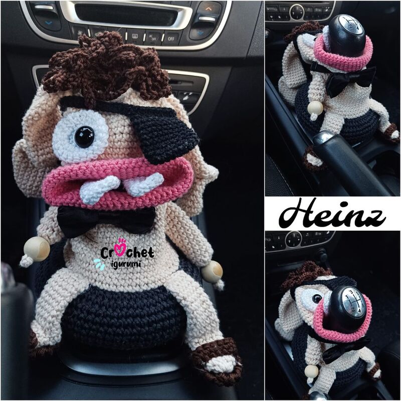 Häkelanleitung Gangschaltung"Heinz"