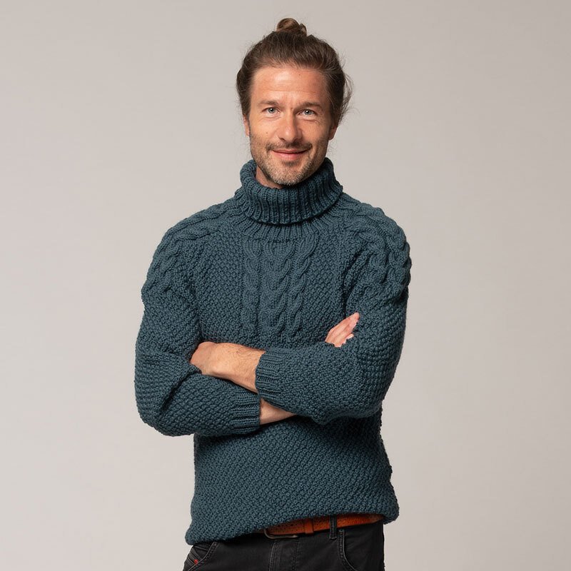 Strickanleitung Herrenpullover "Sporty" 765028 - Bild 2