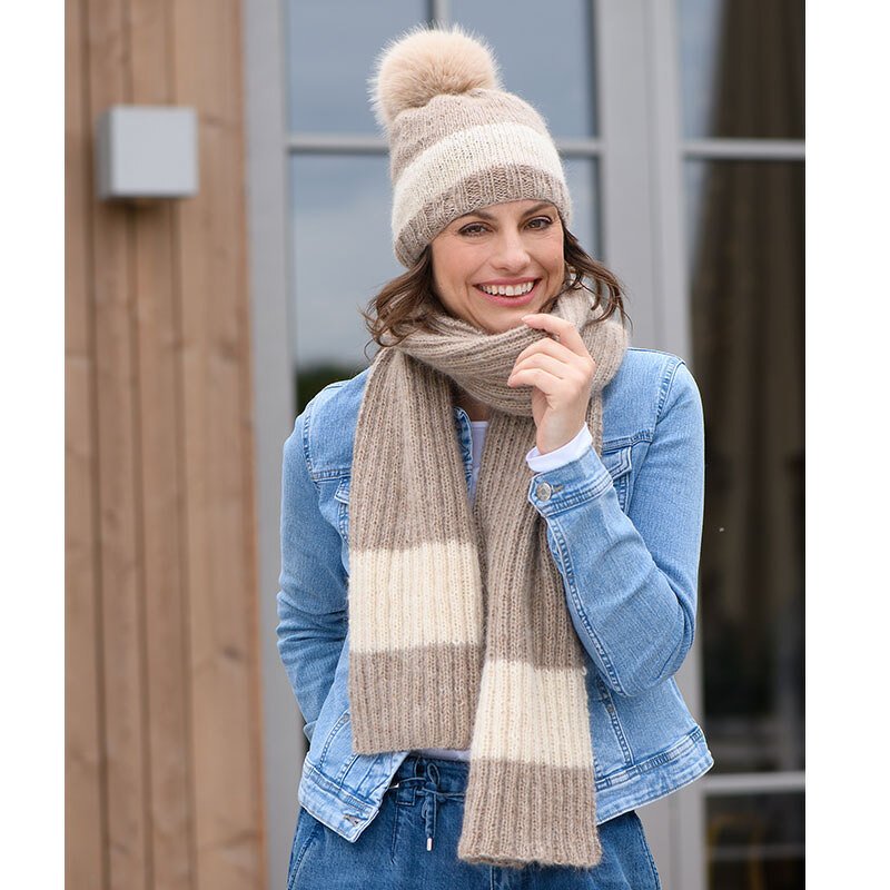 Strickanleitung Damenmütze & Schal "Nature Cotton" 765030 - Bild 2