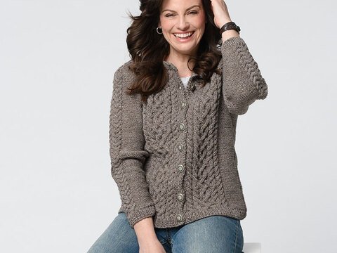 Strickanleitung Damentrachtenjacke "Trachtenwolle" 765031