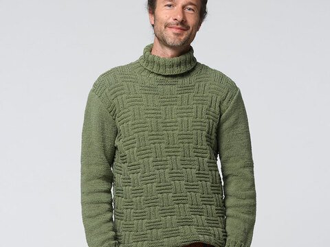 Strickanleitung Herrenpullover "Piano" 765032