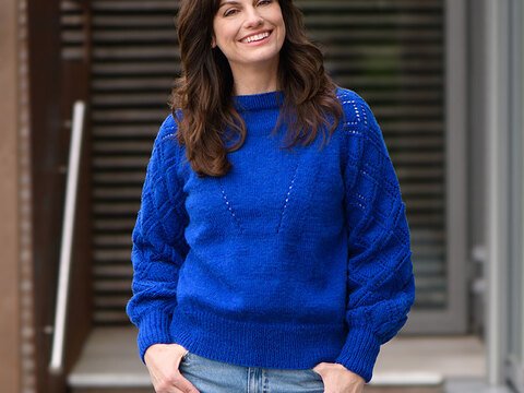 Strickanleitung Damenpullover "Ideal" 765033