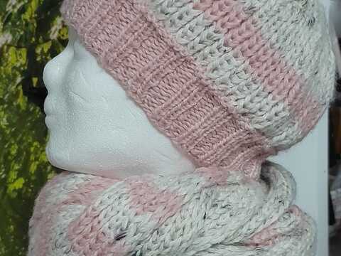 Anleitung für ein Herbst - Winterset aus Schal und Mütze