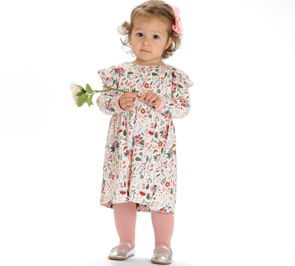 Mädchenkleid ELLA 2-in-1 PDF-Schnittmuster 50/56–98/104
