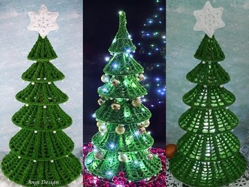 Häkelanleitung Tannenbaum / Weihnachtsbaum / Christbaum