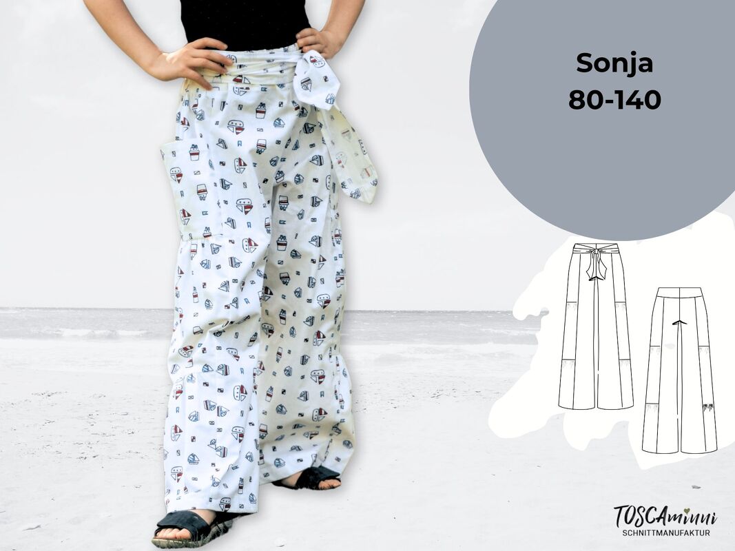 Schnittmuster Kinderhose Sonja "minni" | anfängerfreundlich+ Beamerdatei