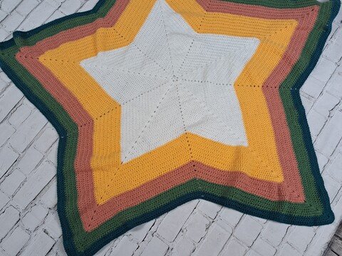 Häkelanleitung: Wunderschöne Sternen-Babydecke – Einfach und Anfängerfreund