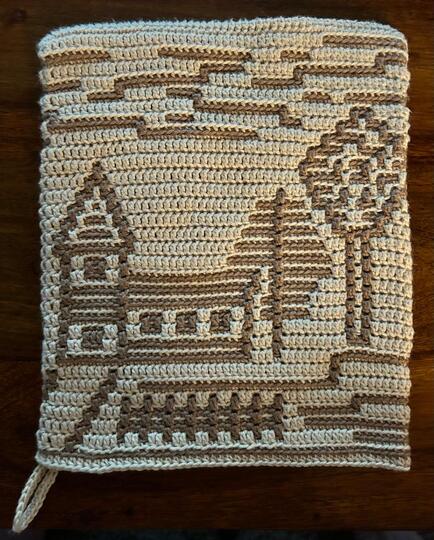 Anleitung Kinderkissen Village Church 3 Varianten