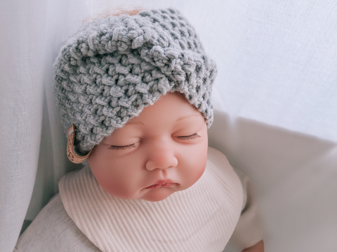 Häkelanleitung für ein Stirnband im Perlmuster, für alle Größen anwendbar