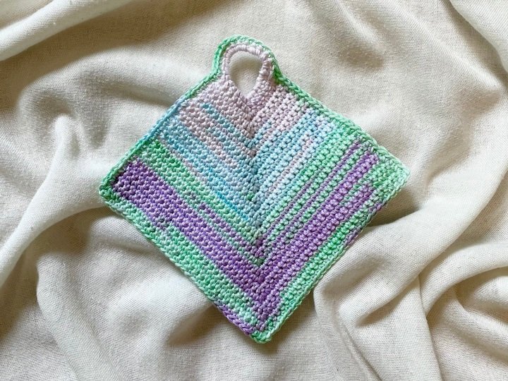 Häkelanleitung Vintage Topflappen