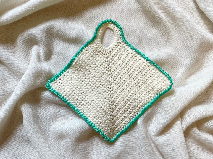 Häkelanleitung Vintage Topflappen | versch. Umrandungen