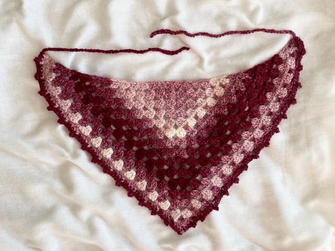 Häkelanleitung Haartuch Boho Bandana