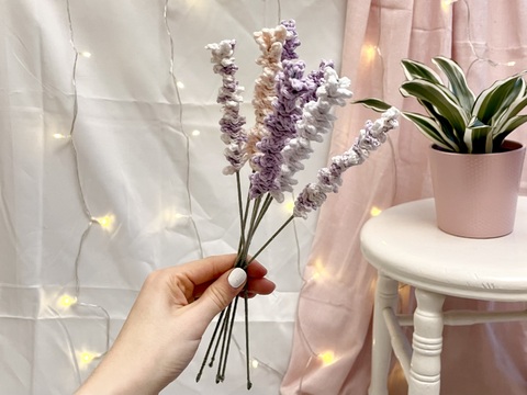 Häkelanleitung Lavendel