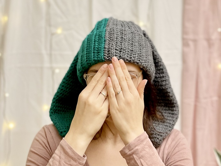 Häkelanleitung Mütze mit langen Hasenohren