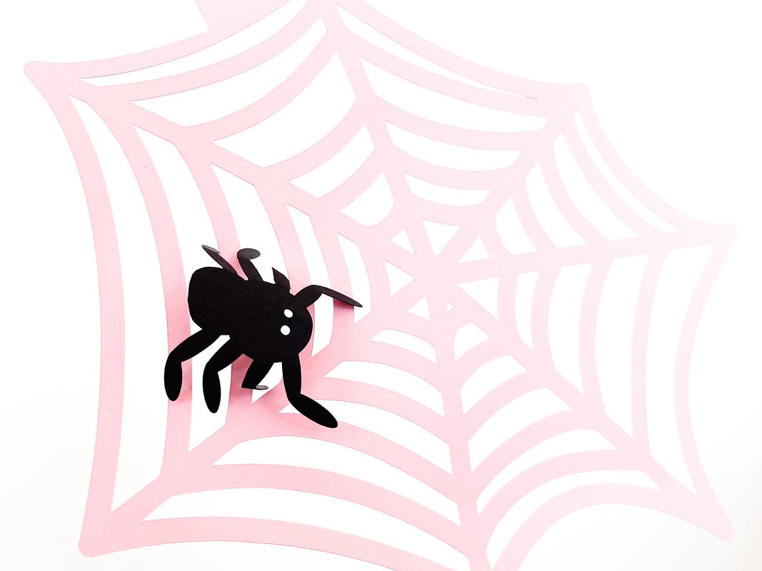 Spider Web Swirl - Cute Halloween Decoration Mobile - cut file & printable - Image 4