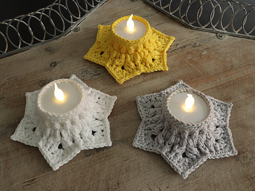 Tealight Holder "Twinkle Star" - Crochet Pattern - Image 5