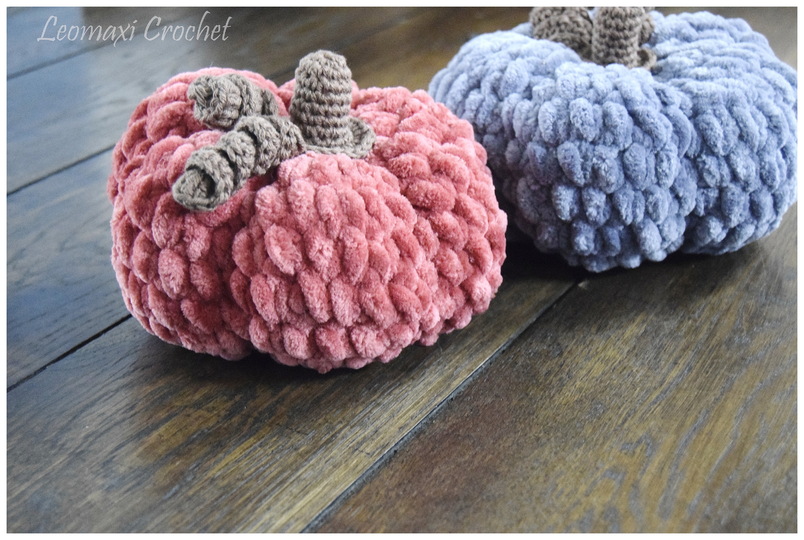 + VELVET PUMKIN + kleine Kürbisse häkeln, schnelle Herbstdeko, Anfänger