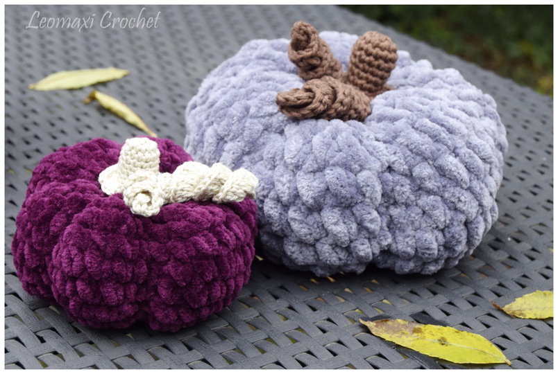 + VELVET PUMKIN + kleine Kürbisse häkeln, schnelle Herbstdeko, Anfänger