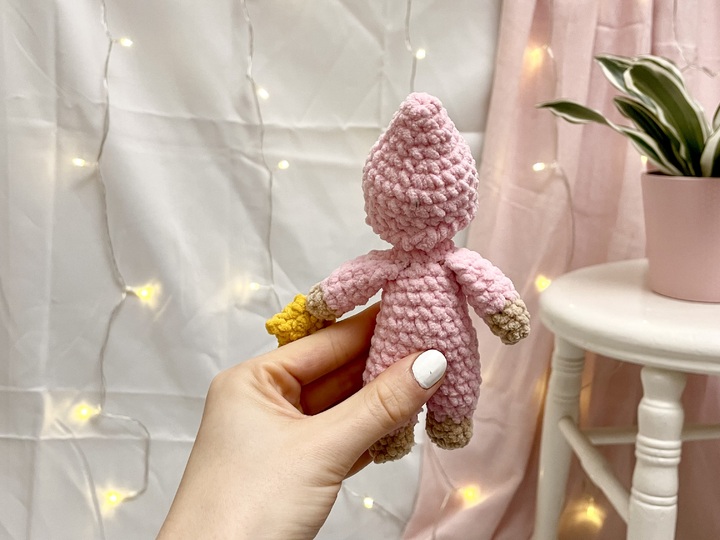 Häkelanleitung Schlüsselanhänger | Schlafpuppe „Elia“