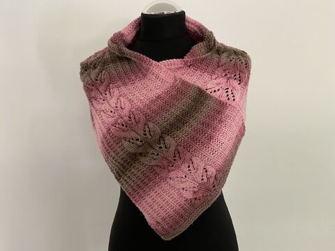 Strickanleitung - Kragenschal "Téli"