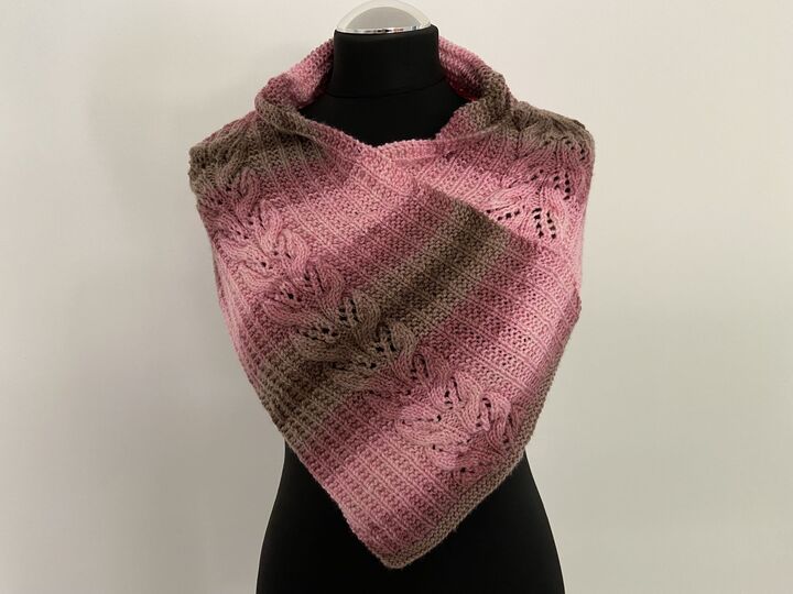 Strickanleitung - Kragenschal "Téli"