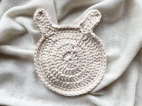 Häkelanleitung Untersetzer Hase