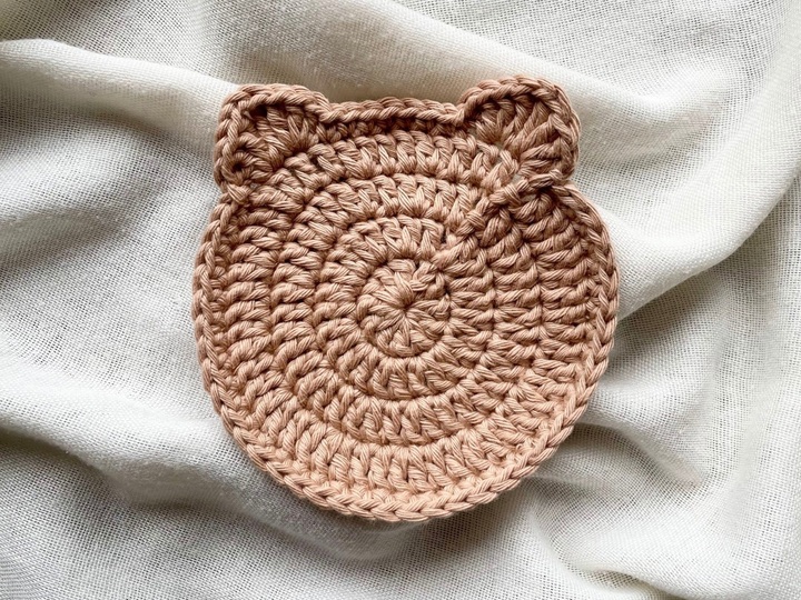 Häkelanleitung Untersetzer Katze