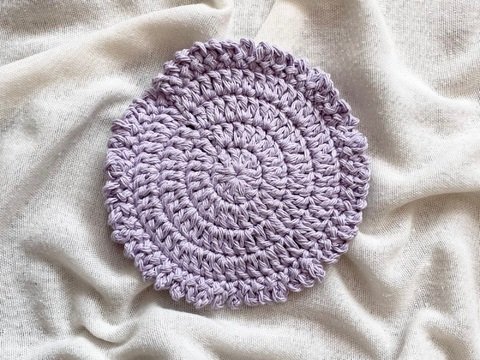 Häkelanleitung Untersetzer mit Fransen