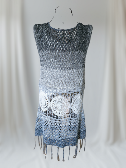 Häkelanleitung für eine Boho-Weste oder Jacke "Grannyzado"