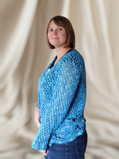 Häkelanleitung für eine Boho-Weste oder Jacke "Grannyzado"