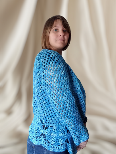 Häkelanleitung für eine Boho-Weste oder Jacke "Grannyzado"