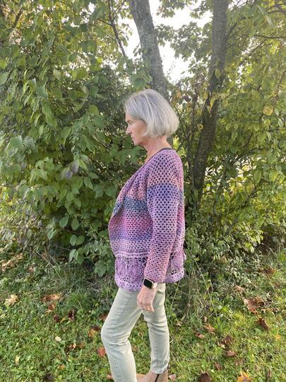 Häkelanleitung für eine Boho-Weste oder Jacke "Grannyzado"