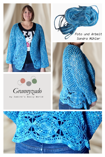 Häkelanleitung für eine Boho-Weste oder Jacke "Grannyzado"