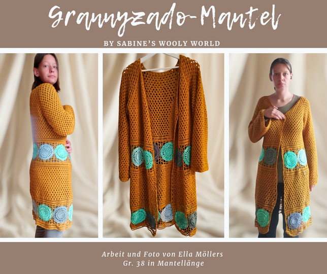 Häkelanleitung für eine Boho-Weste oder Jacke "Grannyzado"