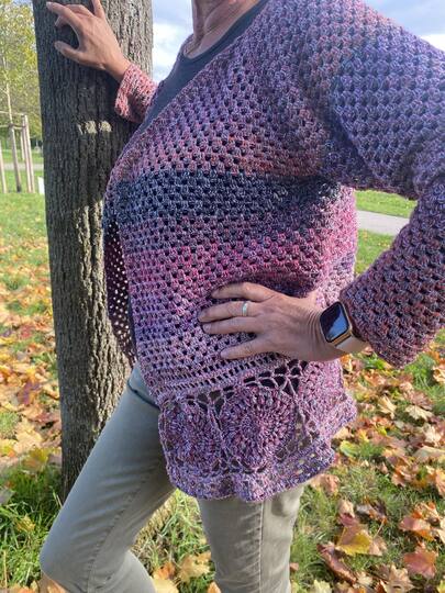 Häkelanleitung für eine Boho-Weste oder Jacke "Grannyzado"