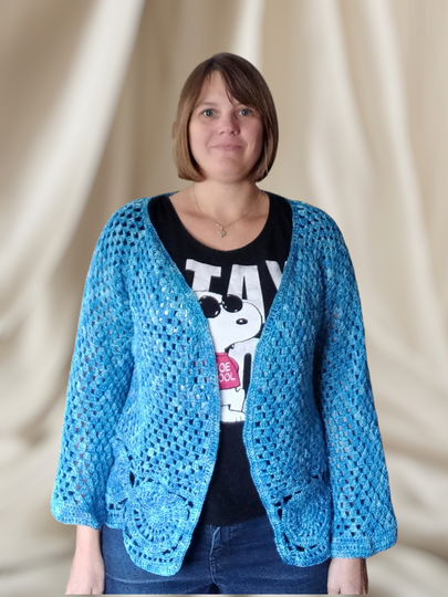 Häkelanleitung für eine Boho-Weste oder Jacke "Grannyzado"