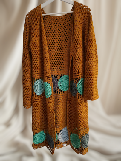 Häkelanleitung für eine Boho-Weste oder Jacke "Grannyzado"