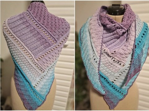 Häkelanleitung für das Dreieckstuch "Anders 2.0"