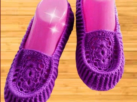 Crochet Slippers Pattern – Easy Women’s House Shoes with Video Tutorial (Si