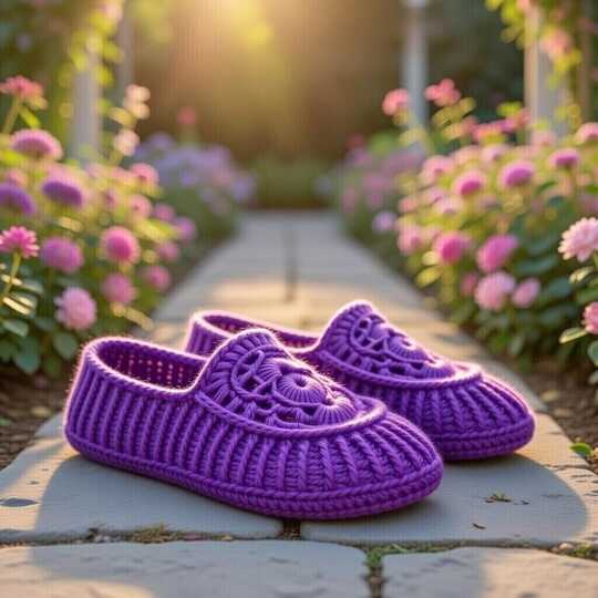 Crochet Slippers Pattern – Easy Women’s House Shoes with Video Tutorial