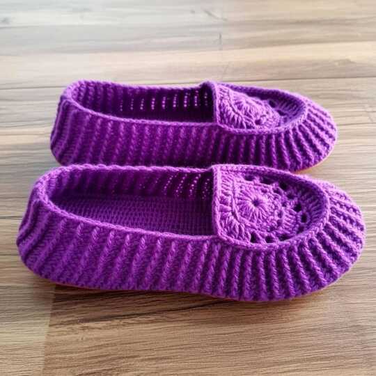 Crochet Slippers Pattern – Easy Women’s House Shoes with Video Tutorial