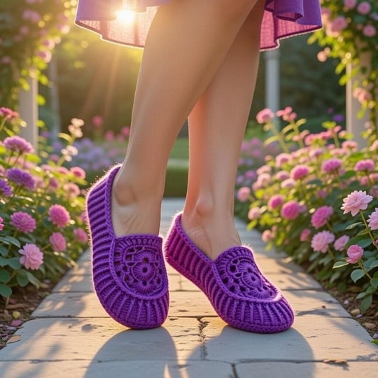 Crochet Slippers Pattern – Easy Women’s House Shoes with Video Tutorial