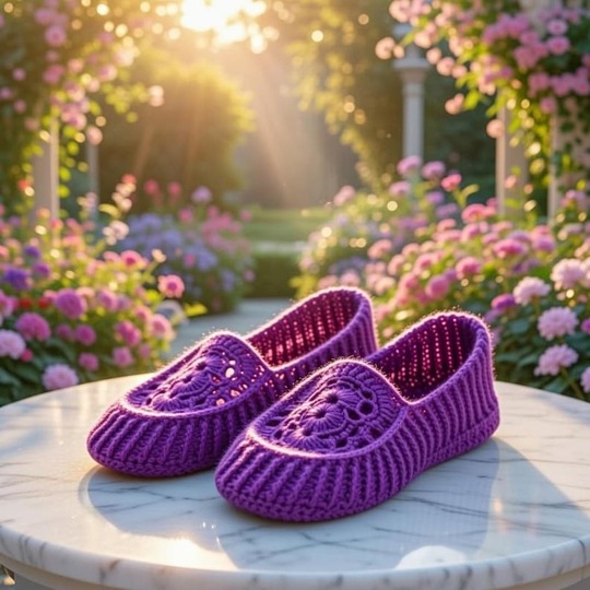 Crochet Slippers Pattern – Easy Women’s House Shoes with Video Tutorial