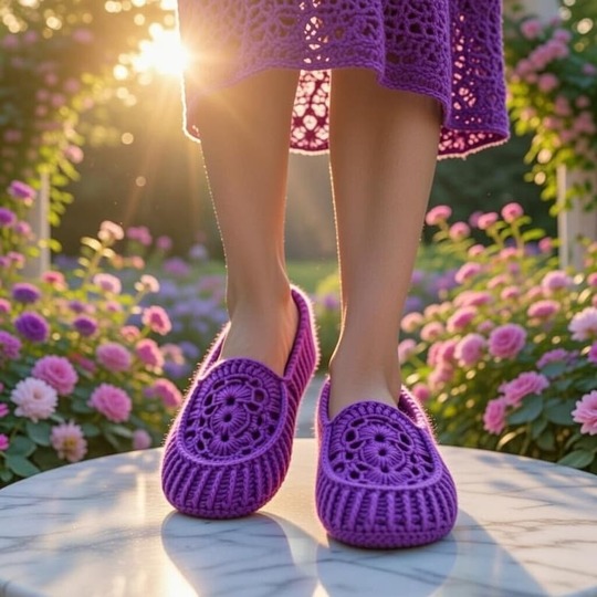 Crochet Slippers Pattern – Easy Women’s House Shoes with Video Tutorial