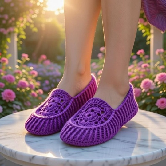 Crochet Slippers Pattern – Easy Women’s House Shoes with Video Tutorial